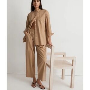 Madewell Tan Wide Leg Pants